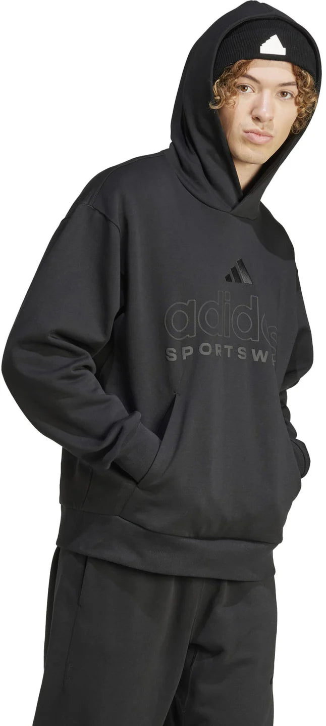 AA-G24 (Adidas hooded fleece all szn graphic hoodie black) 72496140