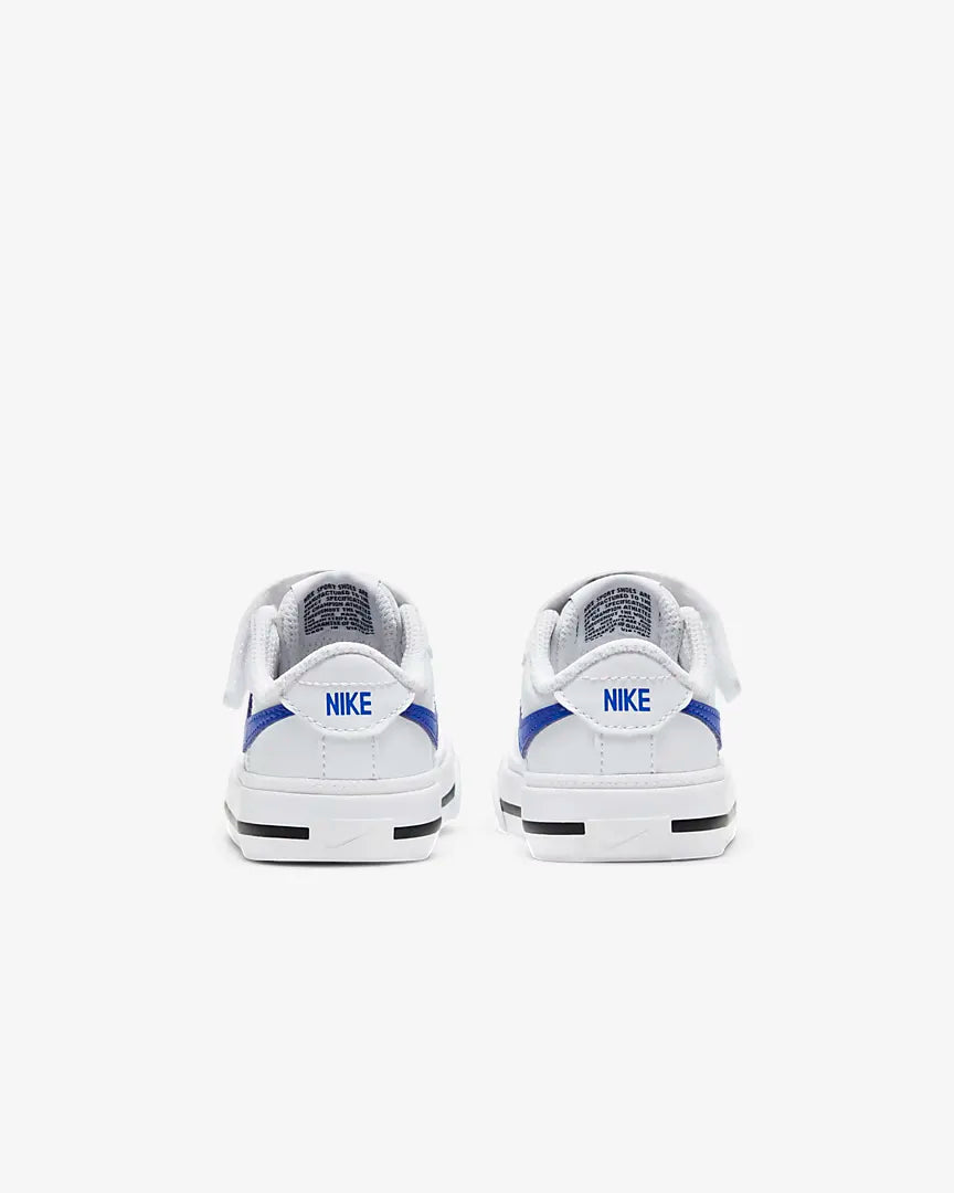 N-O135 (Nike court legacy toddler shoe white/gamer blue) 52392813 NIKE