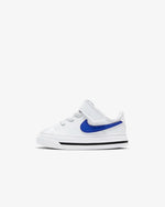 N-O135 (Nike court legacy toddler shoe white/gamer blue) 52392813 NIKE