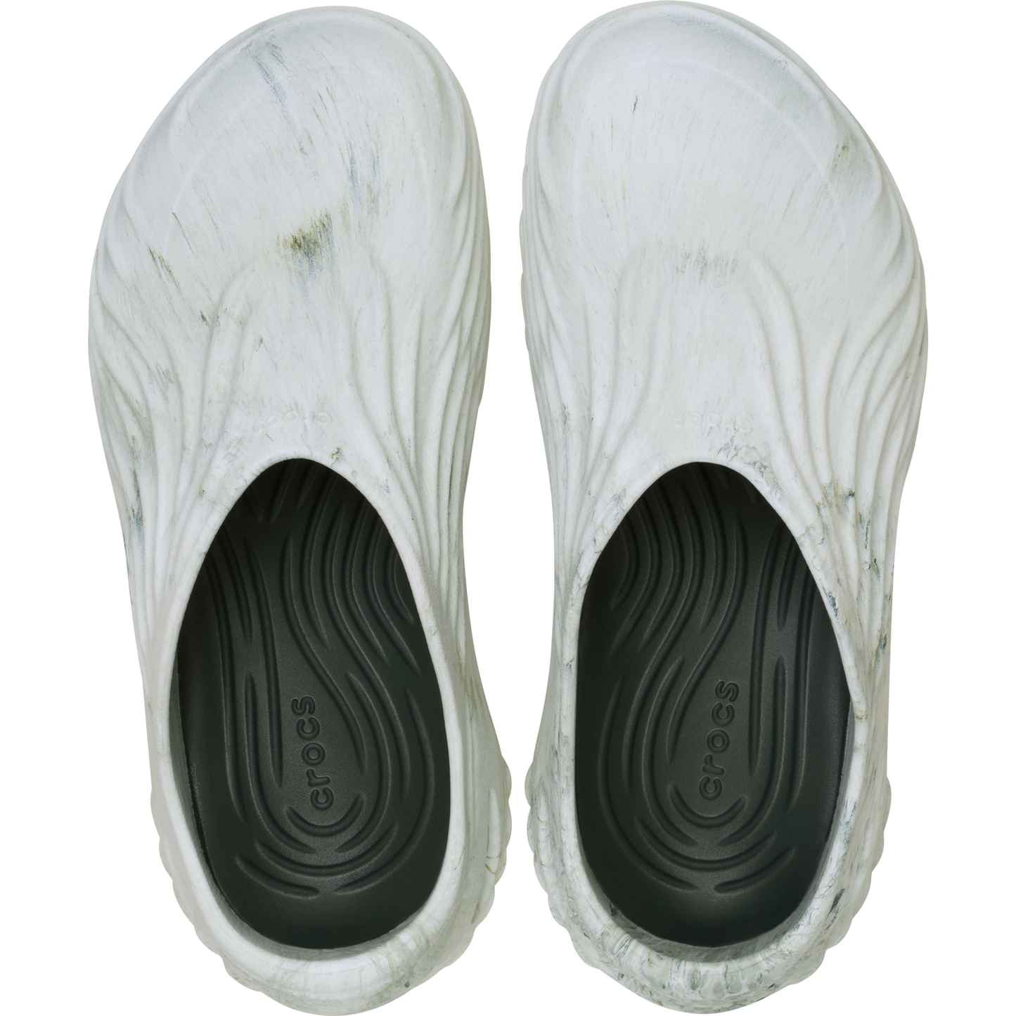 CR-T10 (Crocs echo watercolour marbled wave army green/multi) 22696956