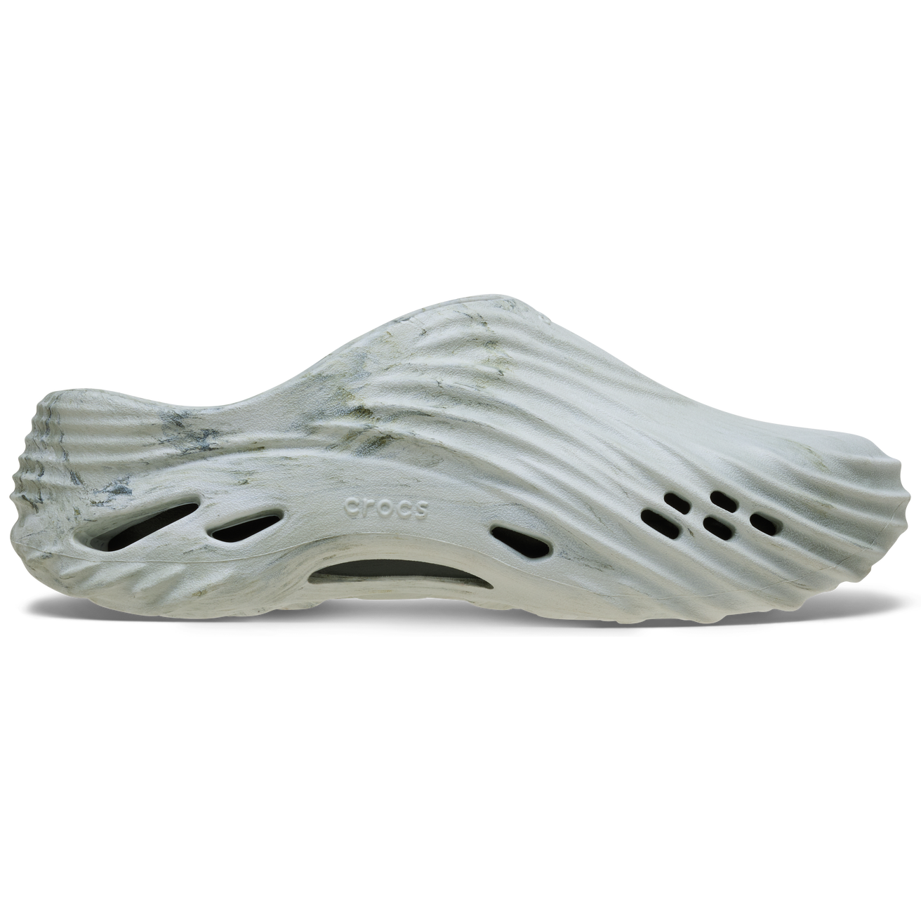 CR-T10 (Crocs echo watercolour marbled wave army green/multi) 22696956