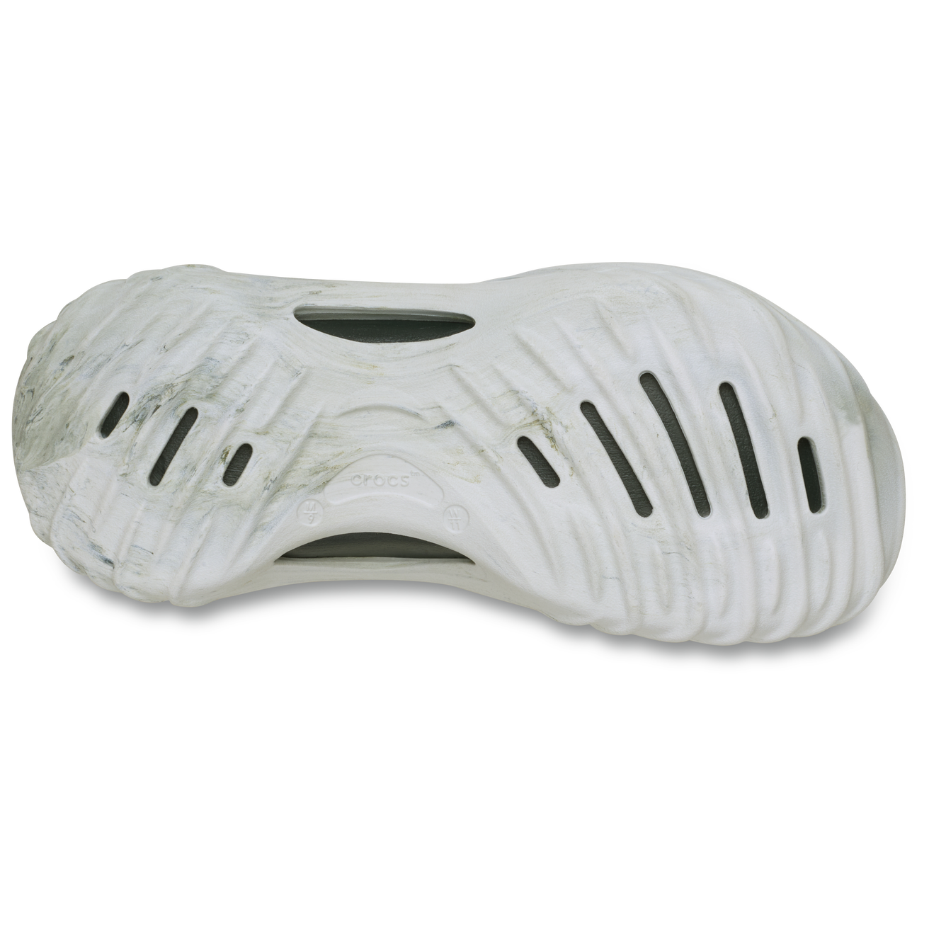 CR-T10 (Crocs echo watercolour marbled wave army green/multi) 22696956