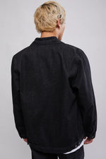 D-Z5 (Dickies eisenhower denim unlined garage jacket black) 62396955 DICKIES