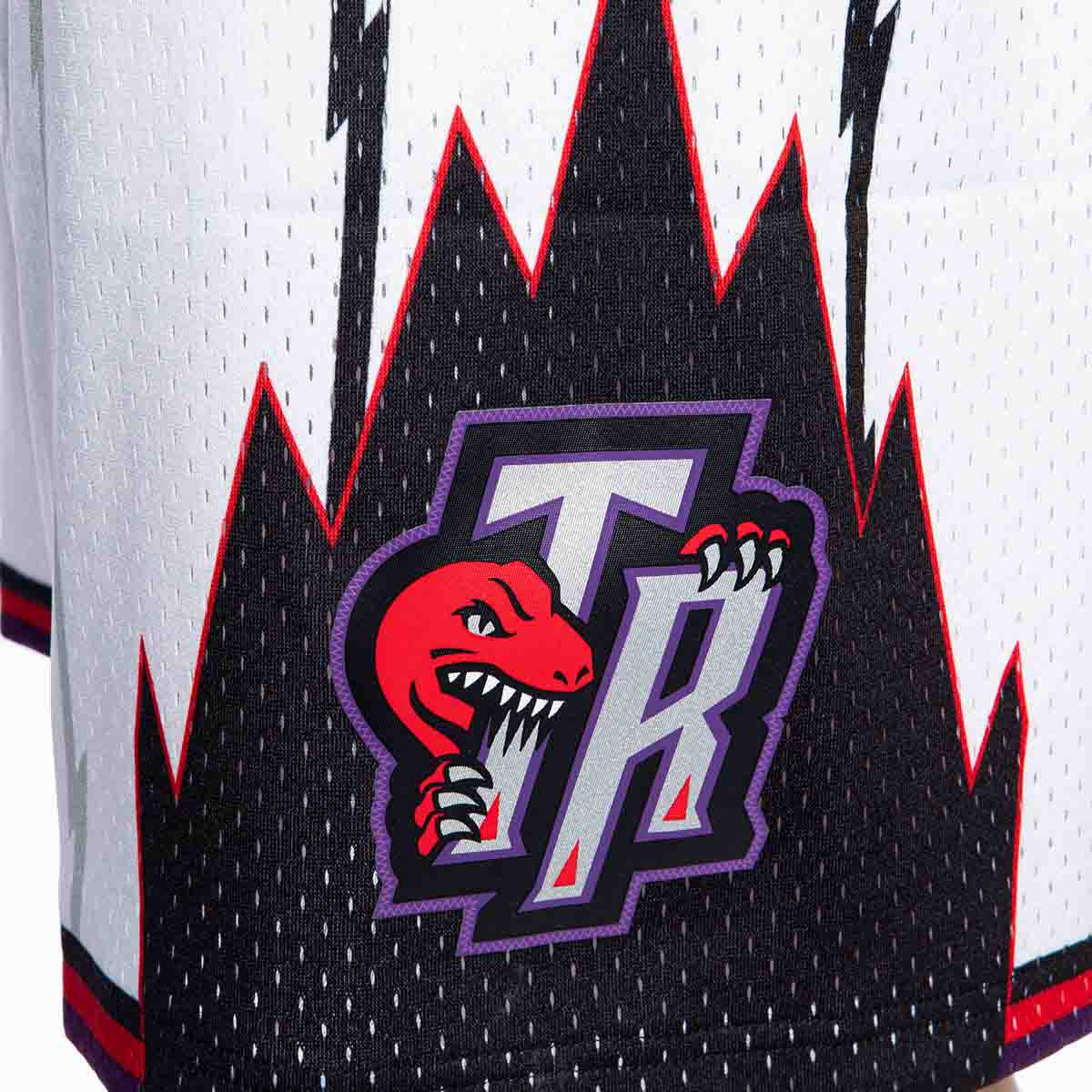 MNA-N45 (Mitchell and ness swingman shorts raptors 95-96 home white) 82597391