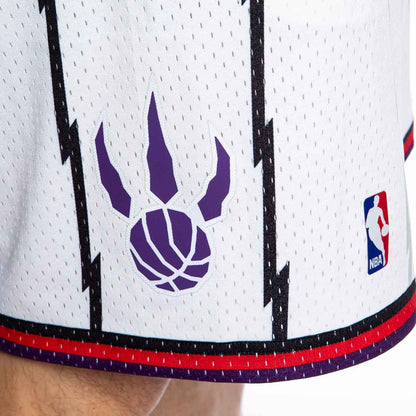 MNA-N45 (Mitchell and ness swingman shorts raptors 95-96 home white) 82597391