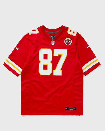 NA-Z47 (Nike Kansas City Chiefs Travis Kelce #87 Game Jersey Gym Red) 102598261