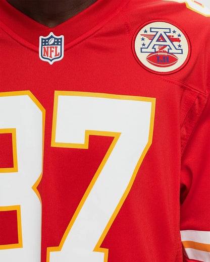 NA-Z47 (Nike Kansas City Chiefs Travis Kelce #87 Game Jersey Gym Red) 102598261