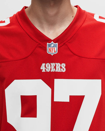 NA-S47 (Nike nfl san francisco 49ers home game jersey nick bosa #97 gym red) 102598260