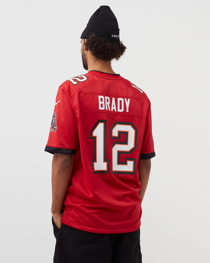 NA-R47 (Nike nfl tampa bay buccaneers tom brady 12 home game jersey gym red) 102598260