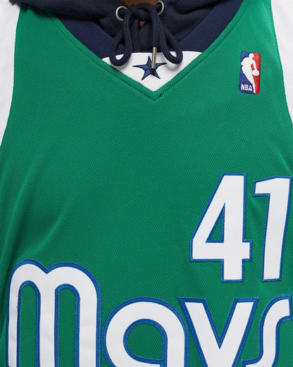 MNA-T41 (Mitchell & ness drk jersey 2004 mavericks nowitzki green) 22598260