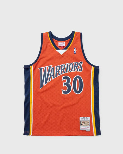 MNA-K34 (Mitchell and ness swingman jersey warriors curry 09-10 dark orange) 122398695