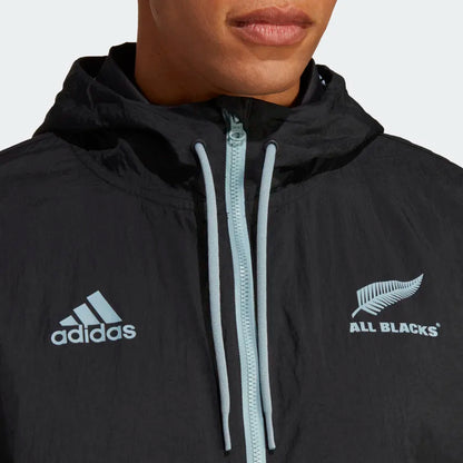 AA-Q20 (Adidas all blacks supporters jacket black/magic grey) 42396364 ADIDAS