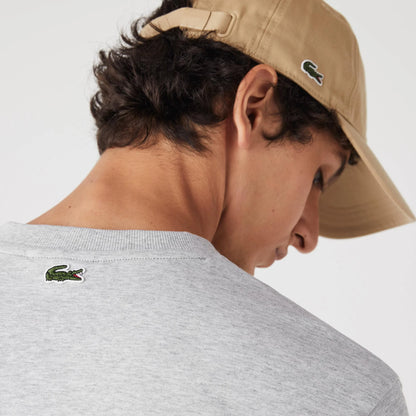 LCA-V15 (Lacoste monogram logo t-shirt silver chine) 32296304 LACOSTE