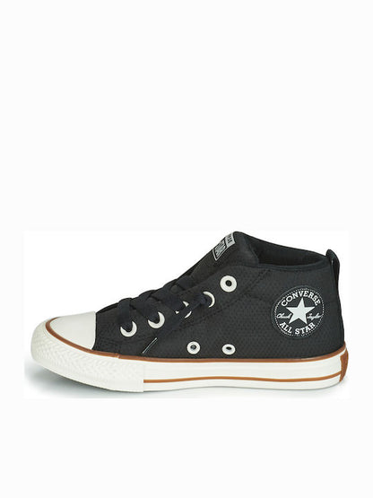 CT-S31 (CONVERSE KID CT STREET MID BLK/GUM/EGRET) 11993900