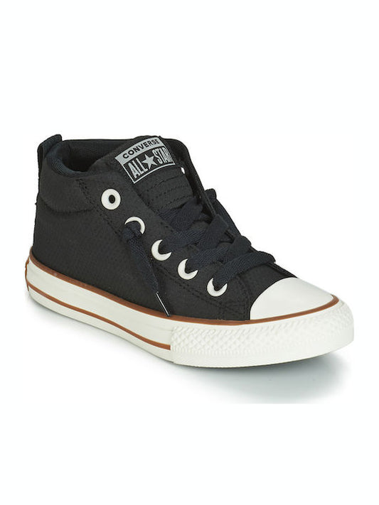 CT-S31 (CONVERSE KID CT STREET MID BLK/GUM/EGRET) 11993900