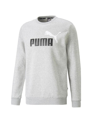 PA-N8 (Puma essentials+ 2 colour big logo fleece crew light grey) 82394000