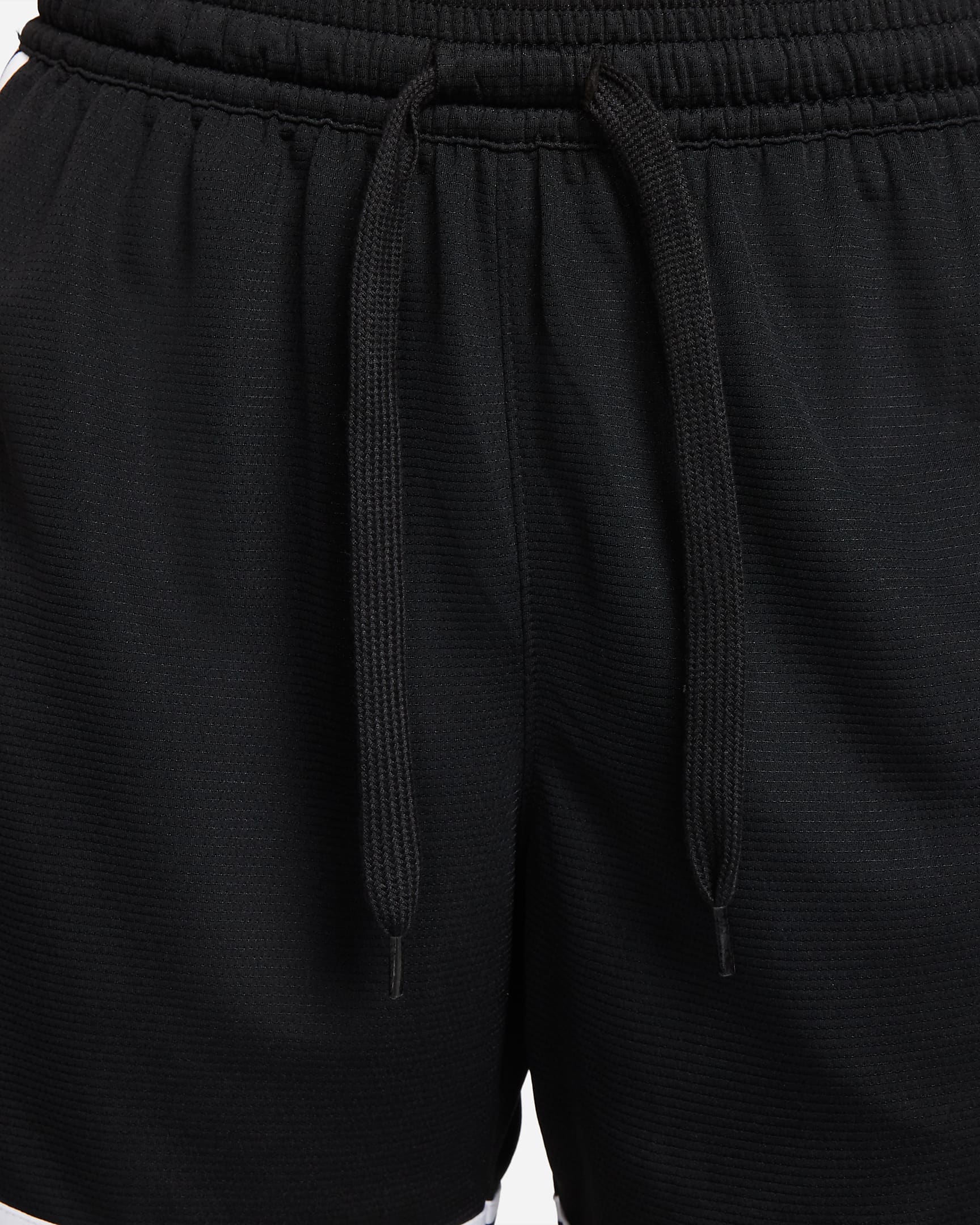 NA-T42 (Nike fly crossover basketball shorts black/white) 72392916 NIKE