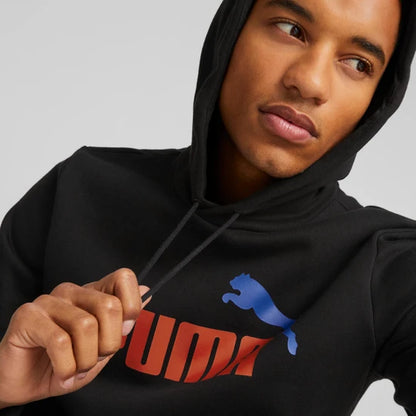 PA-R8 (Puma essentials + 2 colour big logo fleece hoodie black) 82394500 PUMA