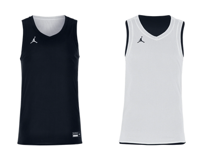 NA-S49 (Jordan team 25 basketball reversible jersey black/white) 52694250