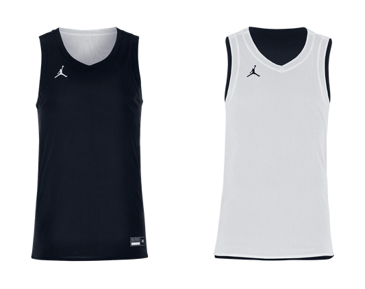 NA-S49 (Jordan team 25 basketball reversible jersey black/white) 52694250