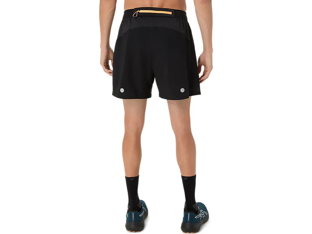 ASA-B1 (Asics fujitrail all over print 5in shorts performance black) 122594000
