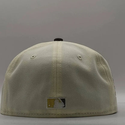 NEC-C71 (New era 5950 black chrome copperstown los angeles dodgers 60 chrome/black fitted hat) 12693970