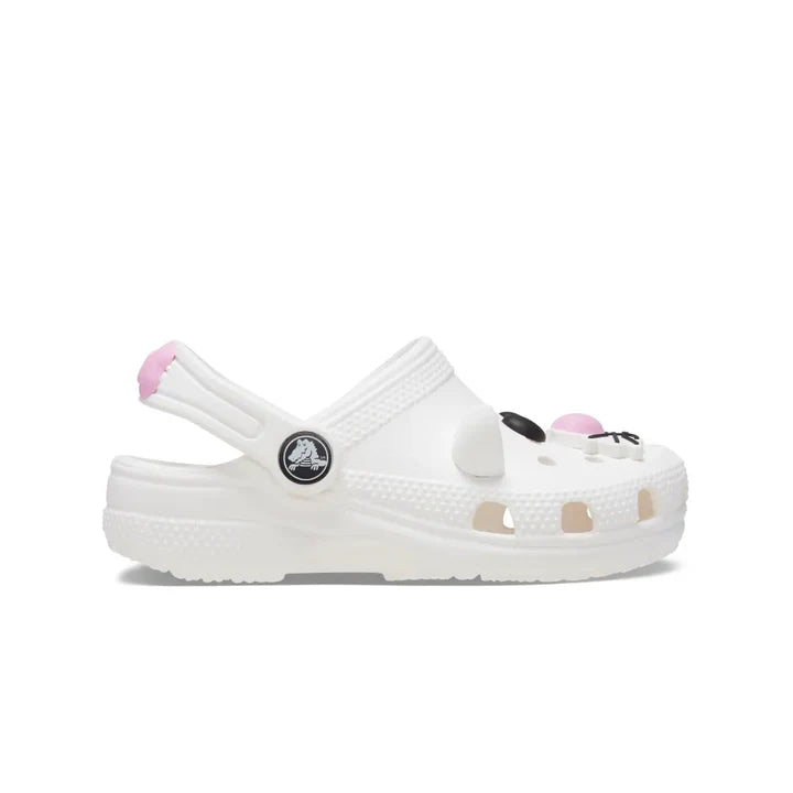 CR-U9 (Crocs classic i am cat clog toddlers white/pink tweed) 72493478