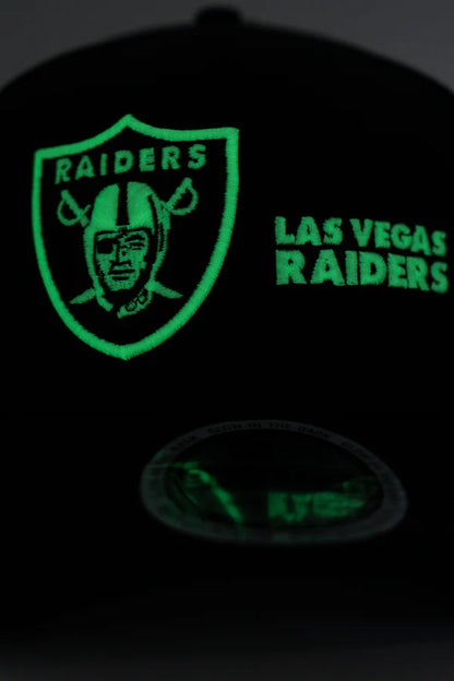 NEC-U68 (New era 940 A frame las vegas raiders glow in the dark snapback black/black UV osfm) 102592890