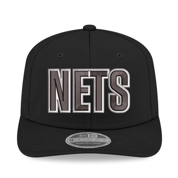 NEC-N68 (New era 970 nba statement brooklyn nets stretch snapback in official team colours osfm) 102593070