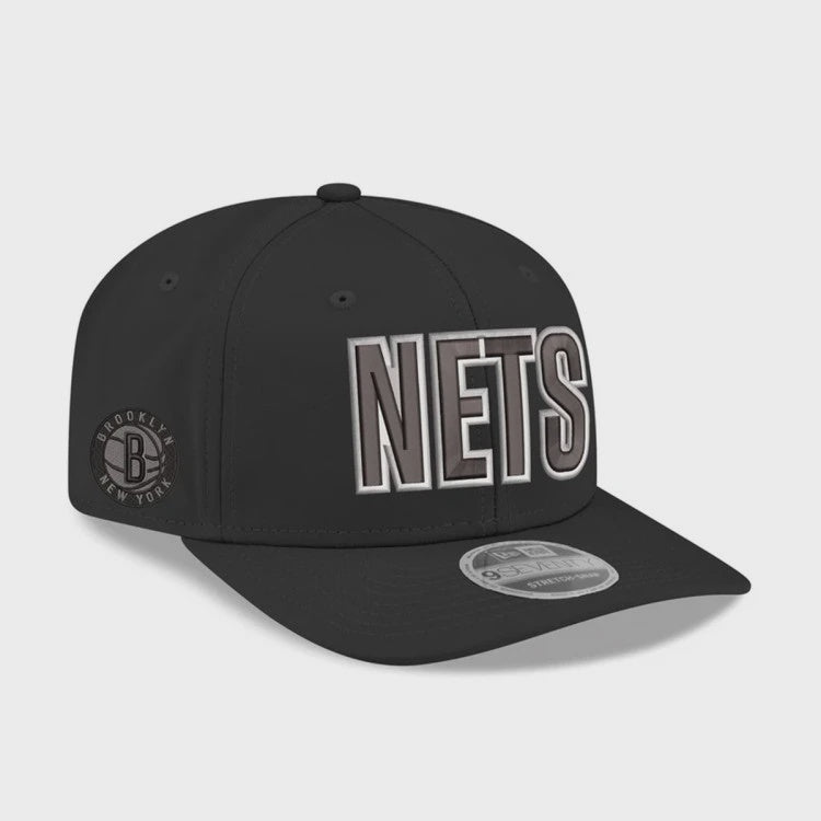 NEC-N68 (New era 970 nba statement brooklyn nets stretch snapback in official team colours osfm) 102593070