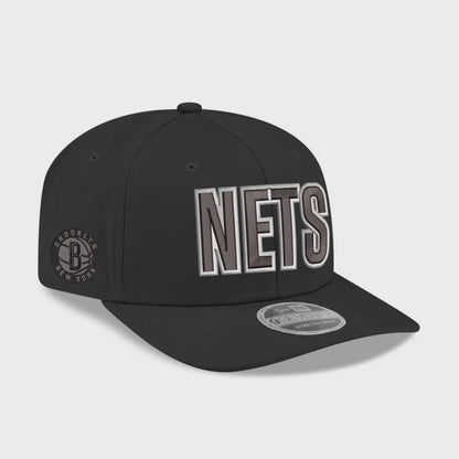 NEC-N68 (New era 970 nba statement brooklyn nets stretch snapback in official team colours osfm) 102593070