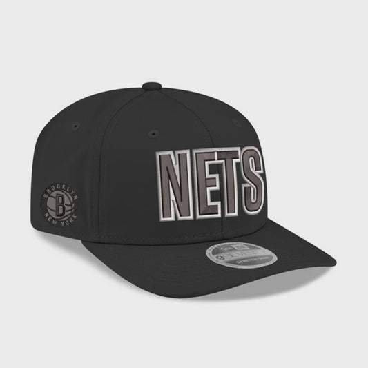 NEC-N68 (New era 970 nba statement brooklyn nets stretch snapback in official team colours osfm) 102593070