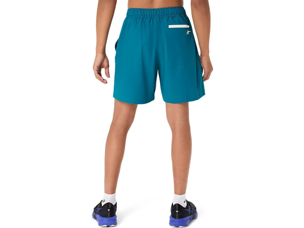 ASA-T1 (Asics heritage double weave 7'' shorts dark teal) 42695000