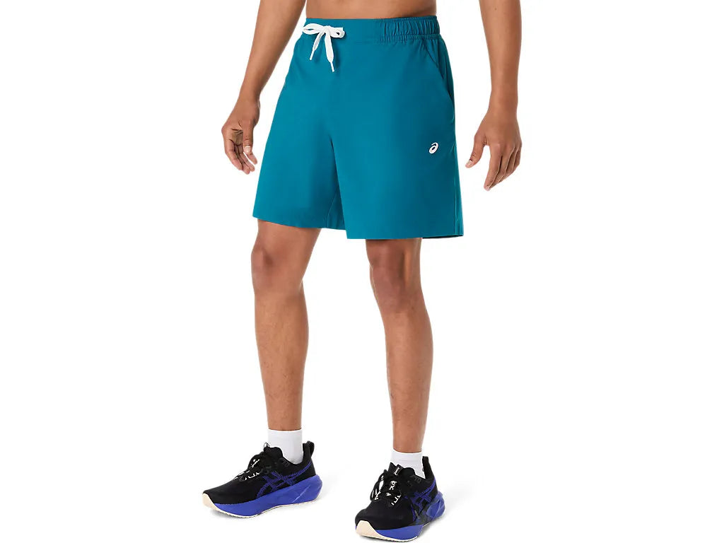 ASA-T1 (Asics heritage double weave 7'' shorts dark teal) 42695000