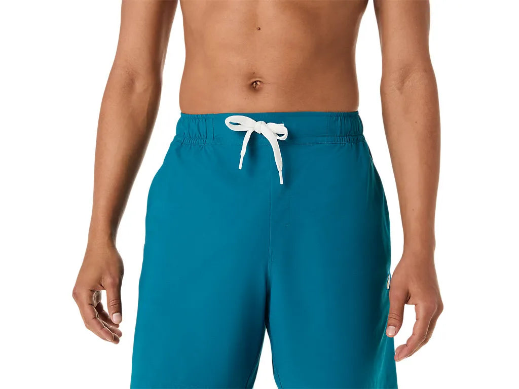 ASA-T1 (Asics heritage double weave 7'' shorts dark teal) 42695000