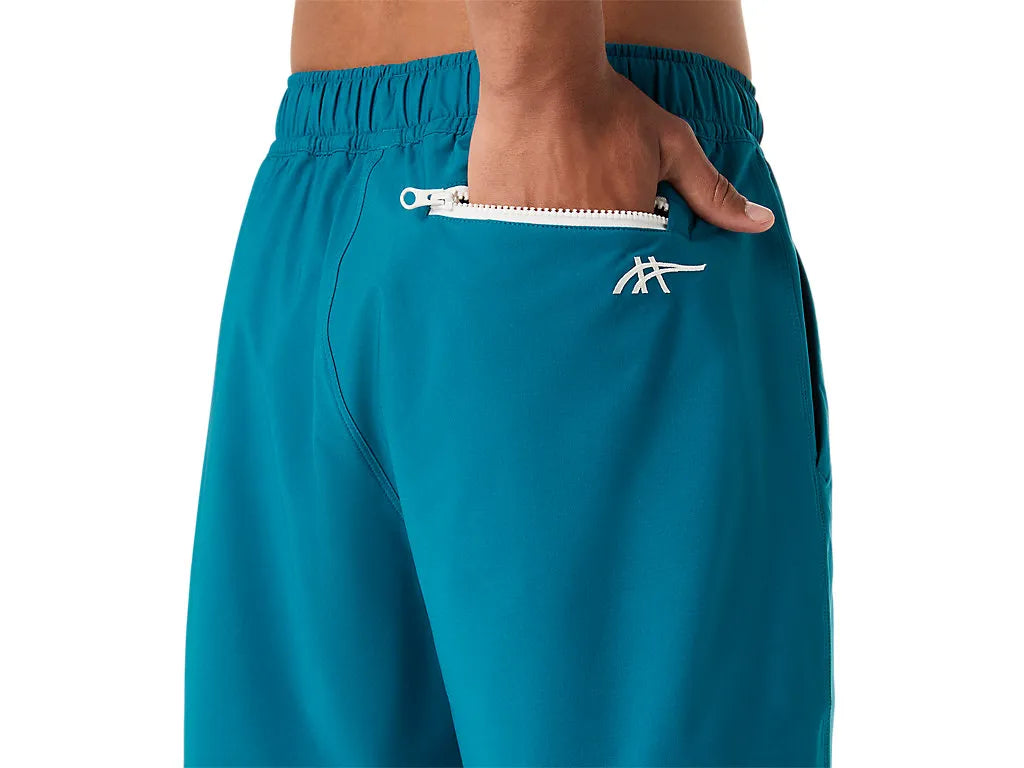 ASA-T1 (Asics heritage double weave 7'' shorts dark teal) 42695000