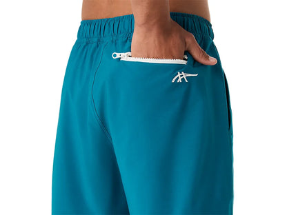 ASA-T1 (Asics heritage double weave 7'' shorts dark teal) 42695000
