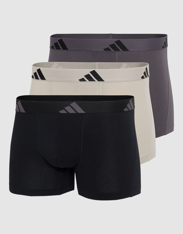 AA-T28 (Adidas 3 pack active flex cotton trunk underwear assorted) 72593691