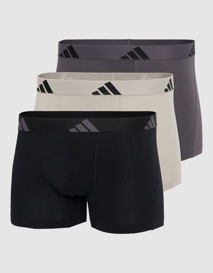 AA-T28 (Adidas 3 pack active flex cotton trunk underwear assorted) 72593691