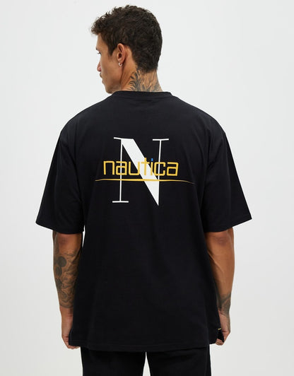 NTA-H12 (Nautica gaunt big & tall t-shirt black) 22592935