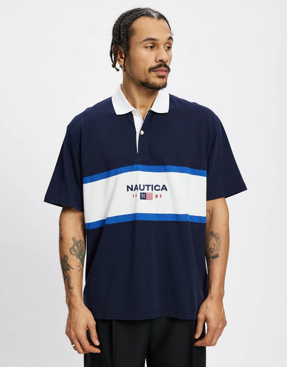 NTA-R14 (Nautica 1983 colour block polo navy) 122596087