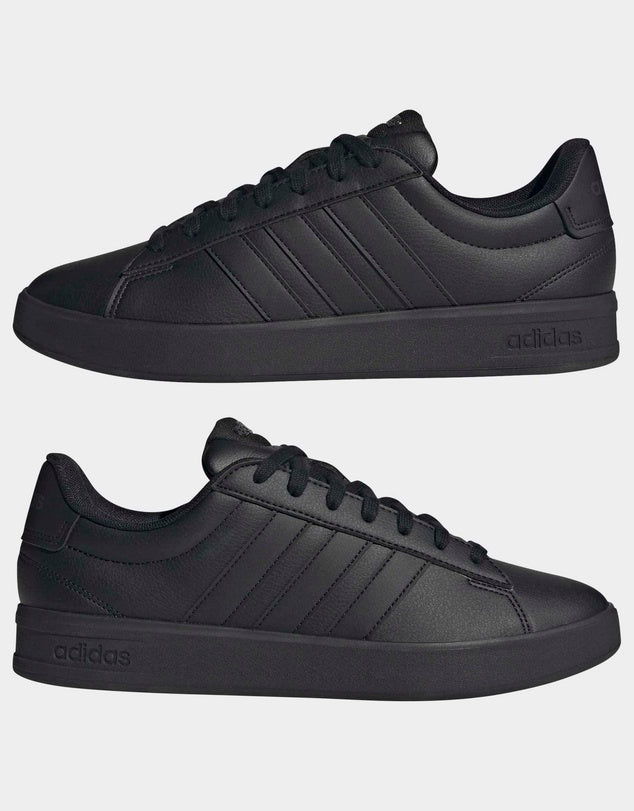 A-H72 (Adidas grand court 3.0 shoes black/carbon) 12696735