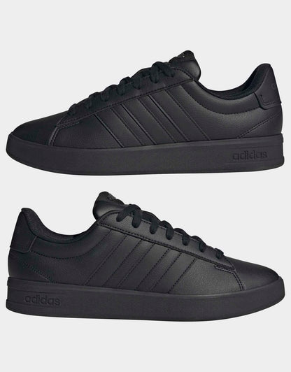 A-H72 (Adidas grand court 3.0 shoes black/carbon) 12696735
