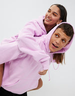 CA-Y10 (Champion Reverse weave terry hoodie cotton pink posy) 12395652 CHAMPION