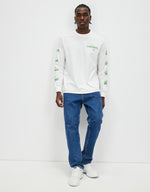LCA-E18 (Lacoste summer pack long sleeve loose fit t-shirt white)112397391