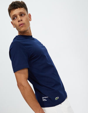 LCA-H15 (Lacoste soft branding t-shirt navy) 22394783 LACOSTE