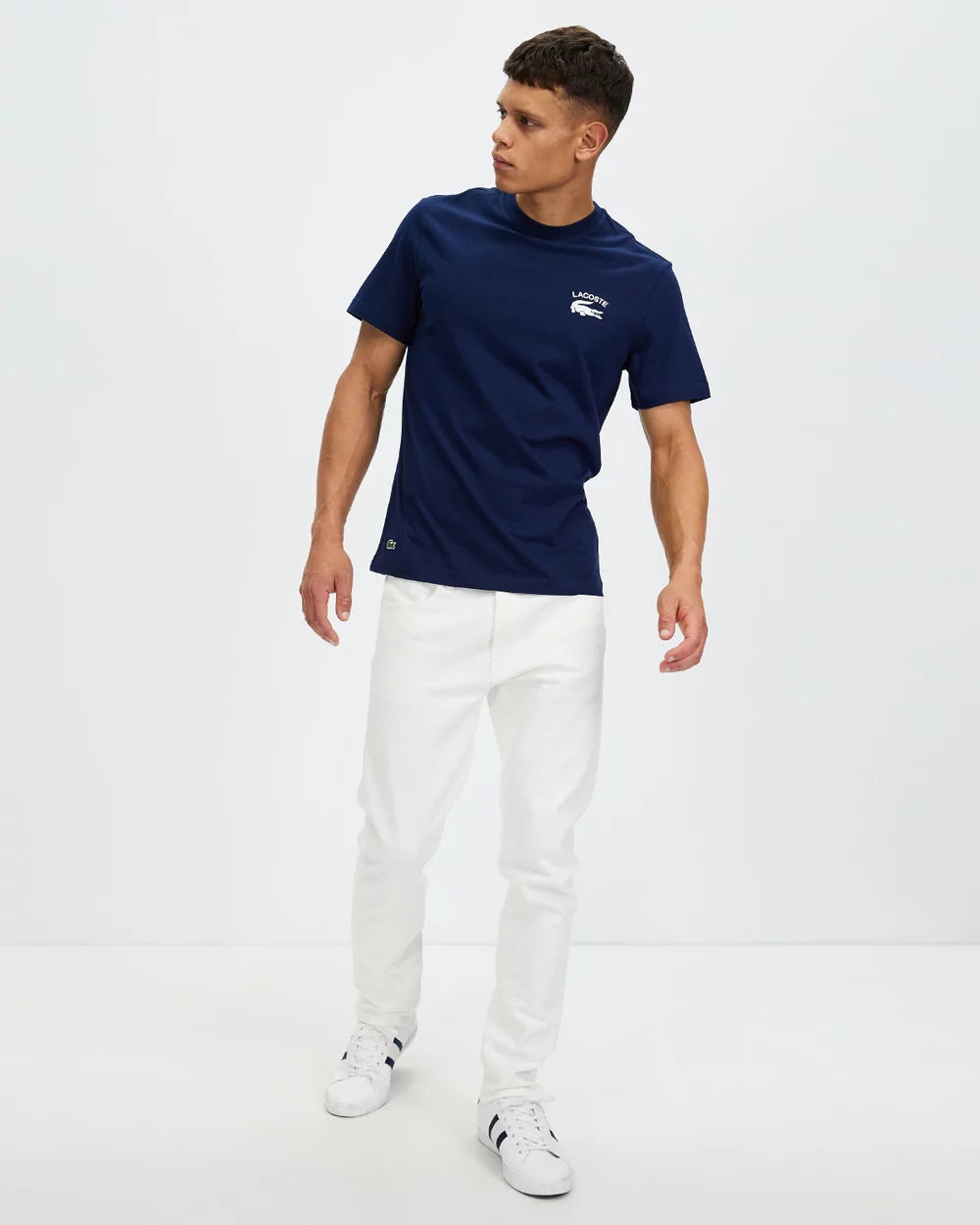 LCA-H15 (Lacoste soft branding t-shirt navy) 22394783 LACOSTE