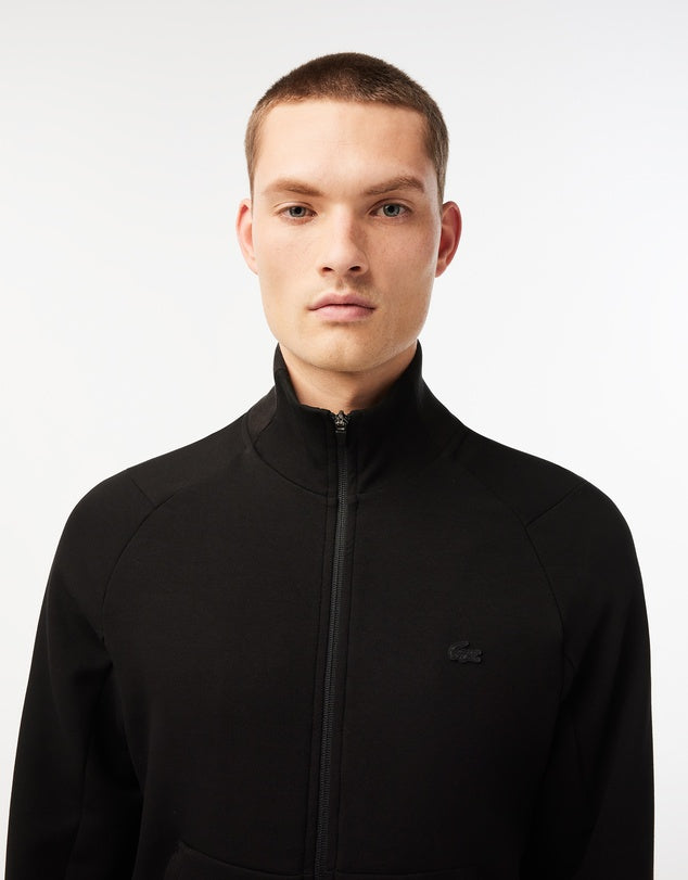LCA-U22 (Lacoste active double face high neck track  jacket black) 725910761