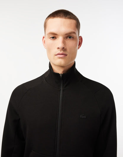 LCA-U22 (Lacoste active double face high neck track  jacket black) 725910761