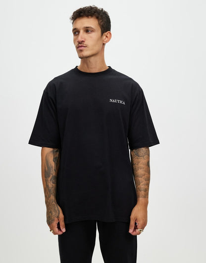 NTA-H12 (Nautica gaunt big & tall t-shirt black) 22592935